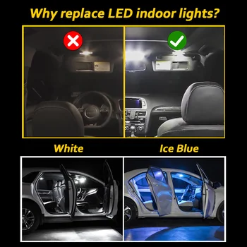 MDNG 10X Auto Lampy Príslušenstvo Led Osvetlenie Interiéru Auta Pre 2013-2016 Hyundai Genesis Coupe Mapu batožinového priestoru Dome špz Svetlo