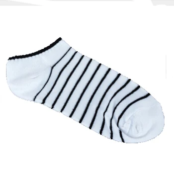 5 Párov /veľa Package Muž v Lete Ľahké Ponožky Prúžok Bavlna Krátke Ponožky Veľkoobchod Párov Ponožky Predaj