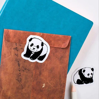 45pcs Roztomilá Panda 3d Bublina Nálepky Zdobenie Diy Denník Album Album Roztomilý Papiernictvo Nálepky Albumy Položka Dekorácie Tesnenia