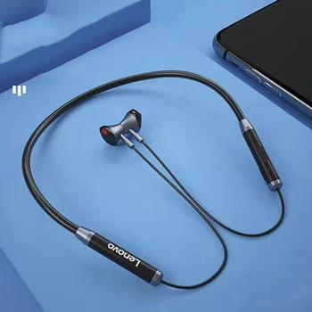 Originálne Lenovo HE06 Neckband Bluetooth Slúchadlá Športové Bežecké Bezdrôtové Slúchadlá Dospelých Dieťa Potlačením Hluku Headset S Mikrofónom