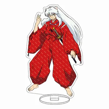 Horúce Anime Inuyasha Stojan Karty Ploche Počítača Dekorácie Givegift Vianočné Priateľ Stojan Karty Model Anime Obrázok Akryl Hračka