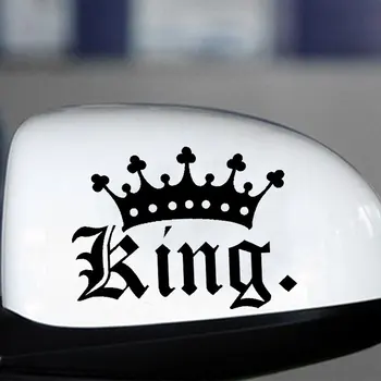 Kráľ Koruny Funny Car Wrap Nálepky Tvorivé Motocykel, Auto Podrobne Vinylové Nepremokavé Nálepky Pre Autá Styling Auto Produkty