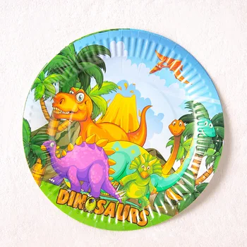 Dinosaurov Strana Dodávky-Narodeninová Párty Dekorácie pre Dievčatá Birthday Banner Balóny Obrus Dosky, Poháre Obrúsky Riad