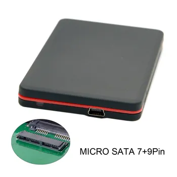 ChenYang USB 2.0 16pin 7+9 Micro SATA SSD 1.8 palcový HDD Externý Pevný Disk Krytu 480Mbps