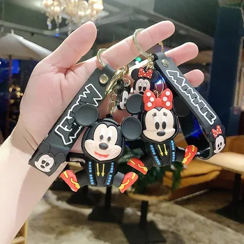 Disney Nové Mickey Steh Minnie Sveter Bábika Roztomilý Prívesok Na Trinket Auto Keychain Prívesok Bábika Tvorivé Taška Keyring