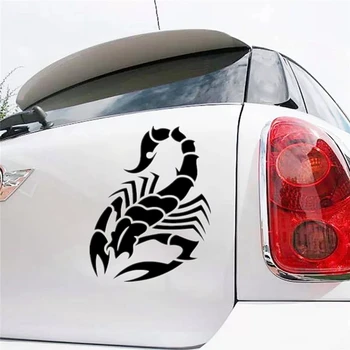 CS-480# Nálepky na auto Škorpión funny auto nálepky a otlačkom white/black vinyl auto auto samolepky