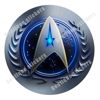 4X Je Vhodný pre Star Trek Motocykel, Auto Nárazníka Okno Odtlačkový Príslušenstvo Nálepky Vhodné na SUV Vozidiel Truck Car Dekorácie
