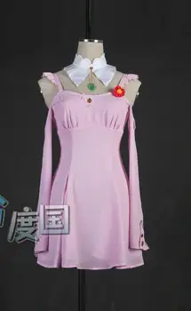 2016 ReZero kara Hajimeru Isekai Seikatsu Emilia Cosplay Kostým Ružová Lolita Dievčatá Šaty na Bežné Nosenie