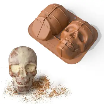 3D Kostra Silikónové Veľkú Hlavu Kostra Tortu Formy Bezpečné Pečenie Formy DIY Čokoládové Cukrovinky Formy Strany Pečenie Dekorácie Nástroje