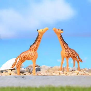 1PC Roztomilý Portál Miniatúrne Žirafa Jeleň Krásne Zvieratá Pre Záhradu, Domáce Dekorácie Malé Mini Hračky Diy Príslušenstvo Bonsai Údaje