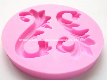 Nové! Doprava zadarmo Kvetina Tvarované Silikónové Formy Cake Decoration Fondant Tortu 3D potravinársky Silikón Plesne 186