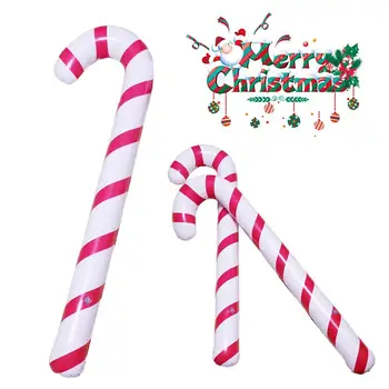 Candy Cane Klasické Ľahké Závesné Dekorácie Na Vianočný Večierok Santa Walking Stick Nový Rok Deti Vianočný Večierok