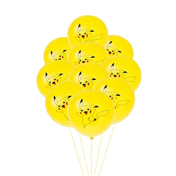 10 ks Pokemon Kreslených Latexový balón nastaviť Pikachu Squirtle Charmander Model Balóny, Hračky, detská Narodeninová Párty Dekorácie Dodanie