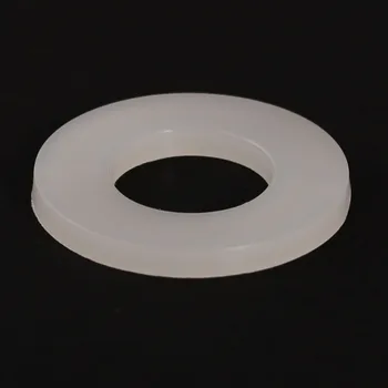 Biely čierny nylon plastové ploché tesnenie podložka m2-m20 50Pcs