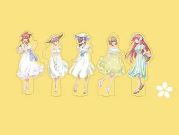 Anime Esenciálnej Quintuplets Letná Kuchyňa Série Akrylový Stojan Obrázok Modelu Nakano Itsuki Yotsuba Miku Nino Ichika