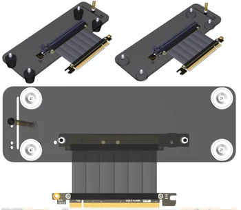 PCI-E3.0 16X Grafická Karta Vertikálny Stojan Držiak PCIE Stúpačky Predlžovací Kábel R33SH pre DIY ATX Skrinky Prípade