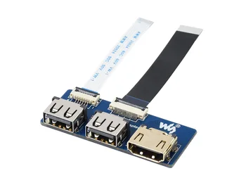 Waveshare USB kompatibilný s HDMI Adaptér pre CM4-IO-BASE, Prispôsobenie FFC Konektor Na Štandardný Konektor