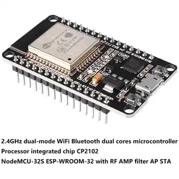 5 KS ESP32 ESP-32S WiFi Vývoj Doska NodeMCU-32S Mikroprocesor Procesor Integrovaným Čipom CP2102 pre Arduino IDE