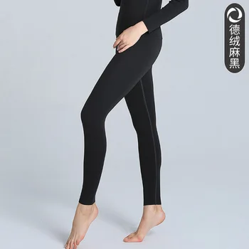 Dámske legíny, nohavice dámske plus veľkosť módy fitness leginy Bambusové Vlákno Pevné Polovici Členok-Dĺžka Tenké