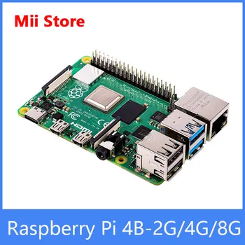 Raspberry Pi 4 Model B 2/4/8GB RAM linux Vývoj Doska Cortex-A72 64-bitové Quad core 1,5 GHz SOC 2.4&5.0 GHz WiFi Bluetooth 5.0