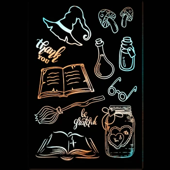 PANFELOU 11*16 cm Magic návod Transparentné Silikónové Gumy Jasné Známky karikatúra pre Scrapbooking/DIY Veľkonočné Halloween album