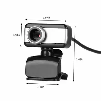Full HD Webkamera S Mikrofónom, USB Konektor Kamera Je Vhodná Pre PC, Počítač, Notebook, Stolný Počítač, Youtube, Skype, Mini Kamery