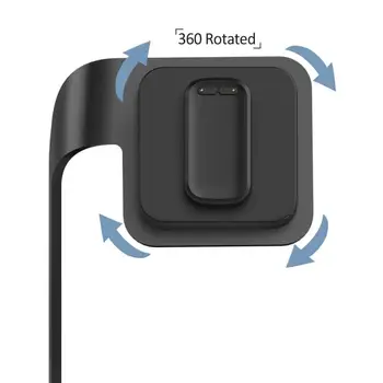 1PC Hliníkové Nabíjací Stojan Mount Dock Stanica Držiak Pre Fitbit Luxe Smart Hodinky Ploche Nabíjací Stojan USB Rýchle Nabíjanie Kolísky