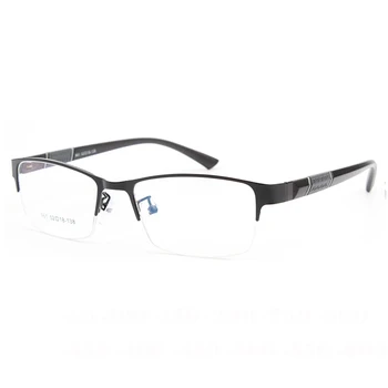 Flexibilné Štvorcový Rám Skončil Krátkozrakého Okuliare Mužov TR90 Nearsighted Okuliare Ženy Optické Ultralight Black diopter -0.5 na -6.0