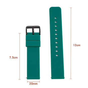 20 mm Silikónové Watchband Náramok na Zápästie Náramok pre Nokia Výborne Ocele HR 40 mm Pás Šport potítka Pre NOKIA OCEĽOVÉ Hodinky