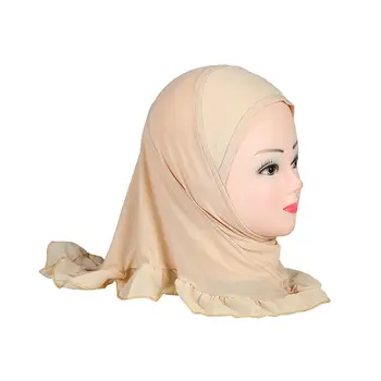 Deti, Dievčatá Hidžáb Moslimských Jeden Kus Amira Islamská Šatka Okamžité Pripravené Na Nosenie Šatkou Zábal Arabských Modlitba Hijabs Turban Pokrývku Hlavy