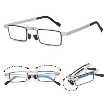 1PC Skladacie Okuliare na Čítanie s Prípade Blokovania Modré svetlo Presbyopia Okuliare Ultra Tenké Proti UV400 High-definition Okuliare
