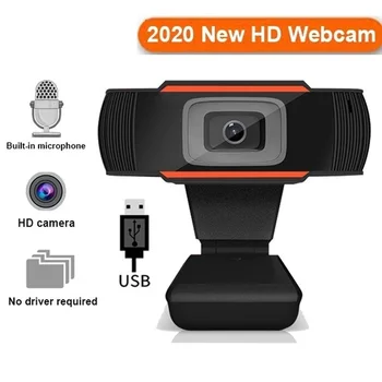 Kamera 1080P Full HD USB Webová Kamera S Mikrofónom, USB, Plug And Play Video Hovor Web Cam Pre PC Ploche Počítača Hráč Webcast