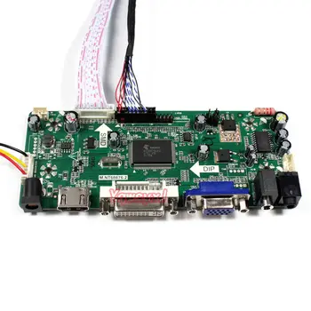 Yqwsyxl riadiacej Dosky Monitora S reproduktora Súpravy pre LTN154AT07-N01 HDMI + DVI + VGA LCD LED displej Regulátora Rada Ovládač